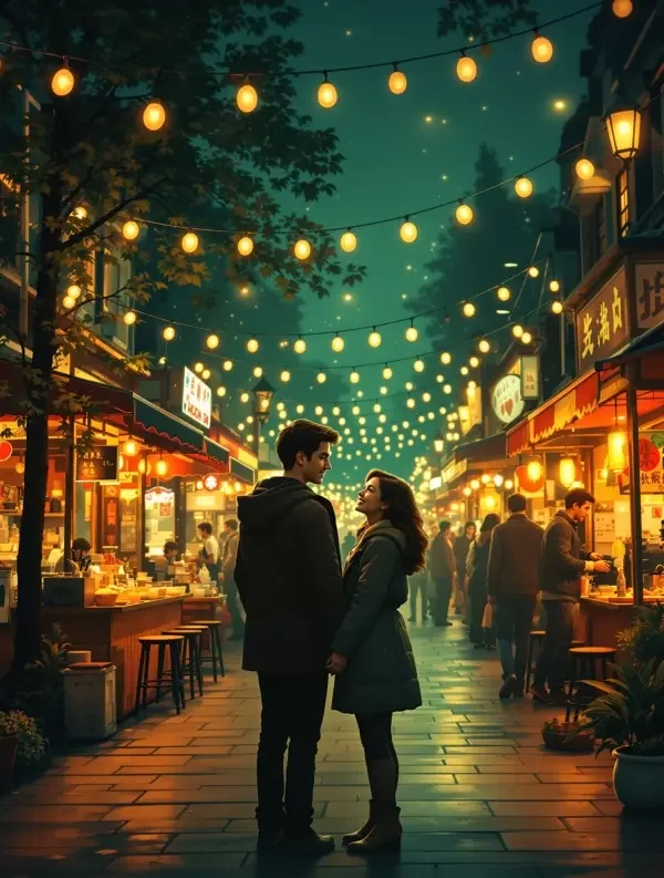 夜市烟火 高清海报